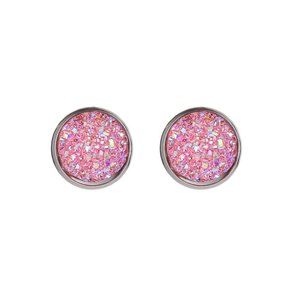 Druzy stud earrings